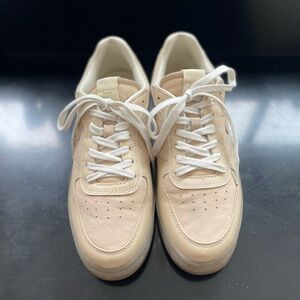 Rag & Bone Leather Sneakers • EU 39 / US 8.5 • Gently Worn • Neutral Beige